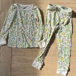 Caden Lane Lucky Charms St Patrick’s Day Kids Pajama Set Size 3T